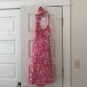 LILLY PULLITZER pink lavin summer dress size 8